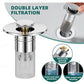 Isolate odor and prevent cockroaches-Stainless Steel Floor Drain Filter