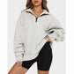 Women's Half Zip Pullover Long Sleeve Sweatshirts