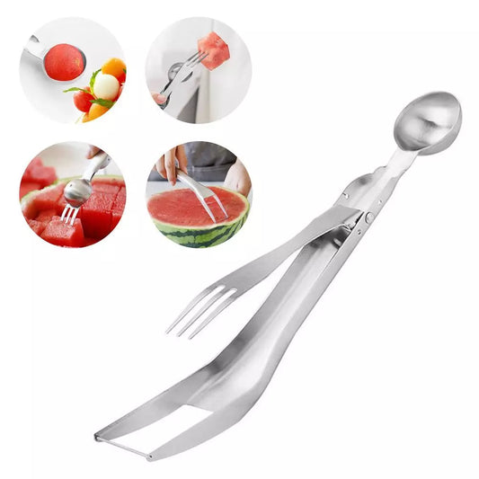 3-in-1 Stainless Steel Watermelon Fruit Cutting Multifunction Cutter