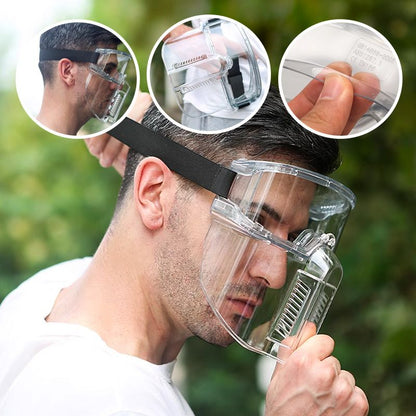 🔥Multipurpose Ergonomic Transparent Protected Face Shield💫