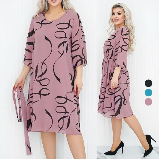 🌷Limited Time Offer 41% OFF💞Elegant Loose Midi Dress with Ruffled Sleeves