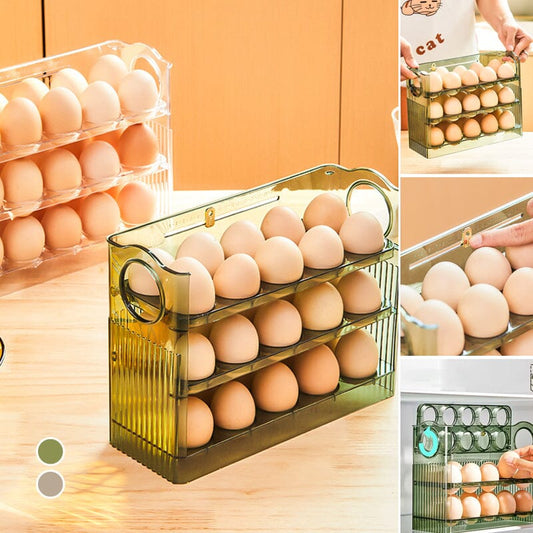 🥚Free shipping⌛Automatic flip egg storage box