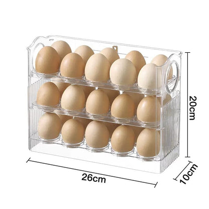 🥚Free shipping⌛Automatic flip egg storage box