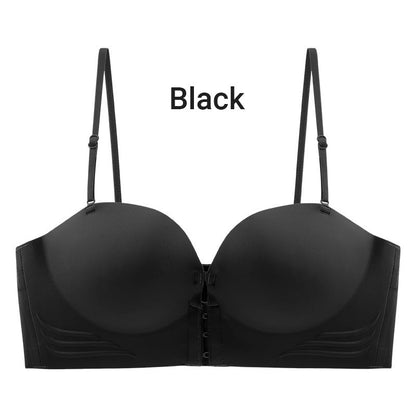 Women's Non-Slip Front Closure Strapless Bra