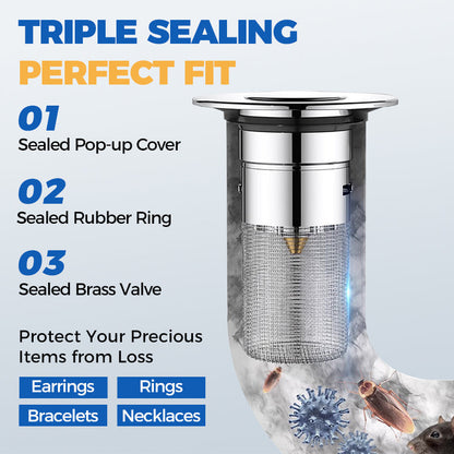 Universal Pop-up Sink Drain Filter（BUY 3 GET 5 FREE）